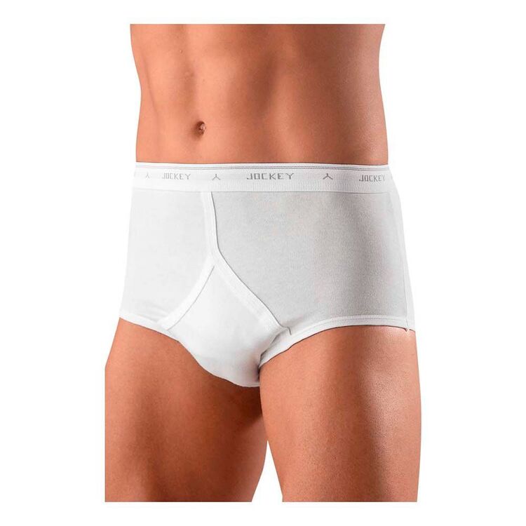 Classic Underwear Y Front Briefs Underpants White 