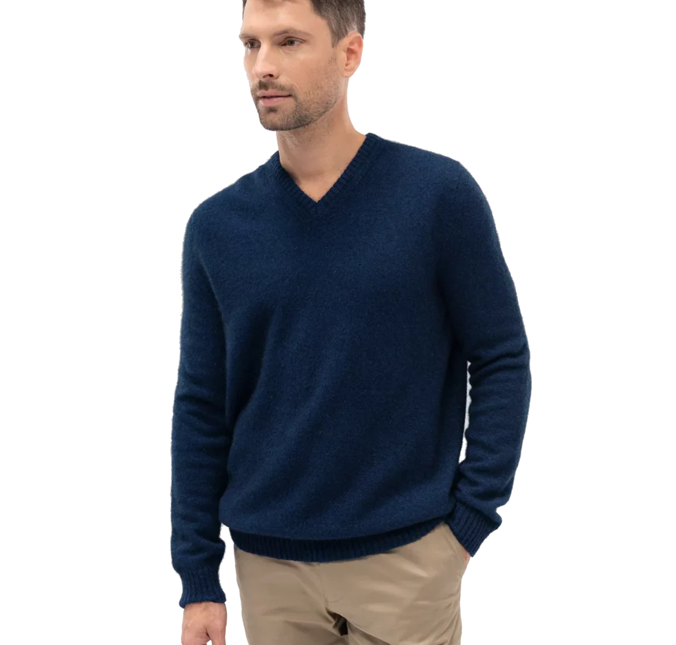 UNTOUCHED WORLD CASSUM CLASSIC V NECK JUMPER - Image 2
